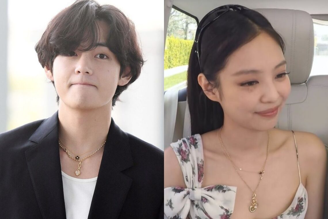 Bts V And Blackpink S Jennie Wore An Alleged Couple S Necklace Before