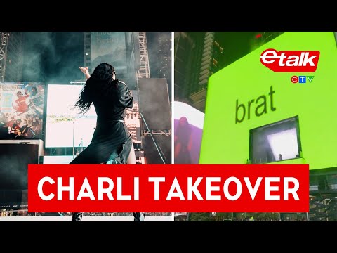 Charli XCX takes over Times Square with surprise concert | Music