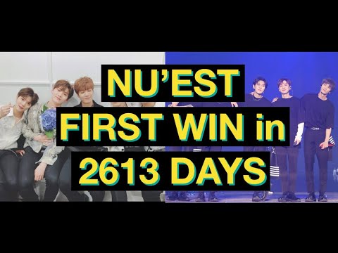 NU'EST First Win | 2613 Days Since Debut