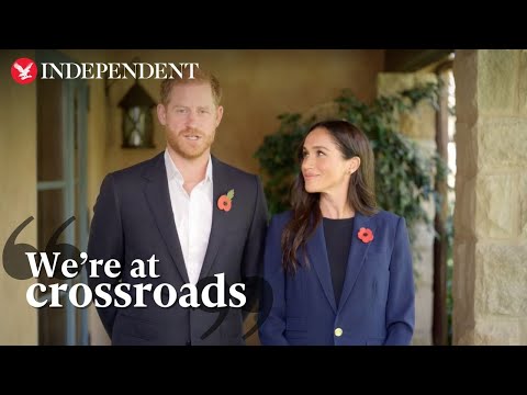 'We are at a crossroads': Prince Harry and Meghan issue new video message