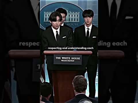 Taehyung's speech at The White House🥰 Proud of you🤭#shorts