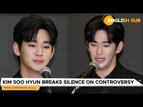 [ENG SUB] “Kim Soo Hyun Breaks Silence: Addresses Controversy in Emotional Press Conference”