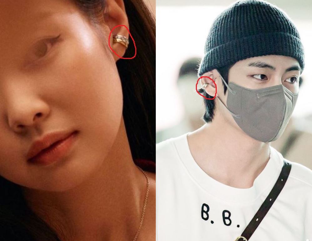 BTS' V Debuts Piercing On His Way To The And Is Linked To BLACKPINK's ...