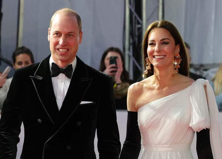 Kate Middleton wore a dress against Prince William at the BAFTAs