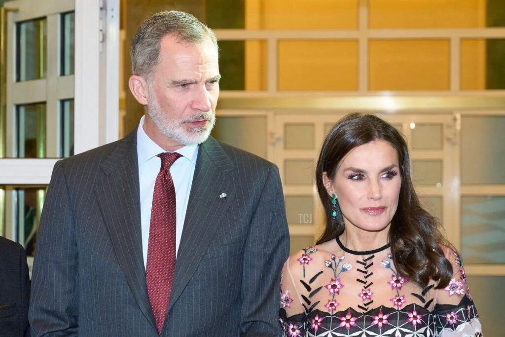 King Felipe VI Once Again Has A Discussion With Queen Letizia