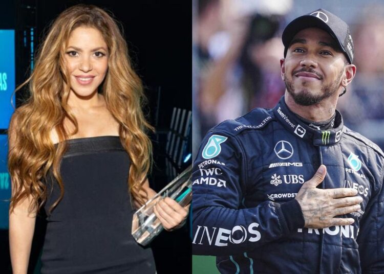 Shakira and Lewis Hamilton go out together again and go on a yacht ride