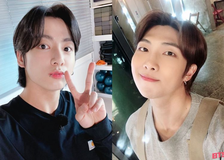 BTS' Jungkook and RM have a lovely conversation showing their beautiful ...