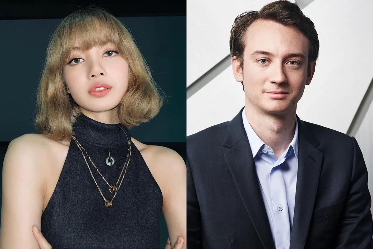 BLACKPINK Lisa with frederic arnault in 2023