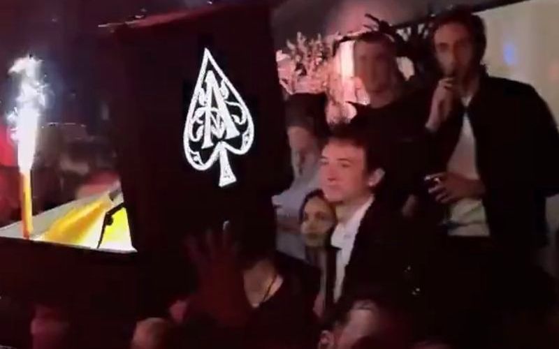 Frederic Arnault with his family attending Lisa Crazy Horse Paris