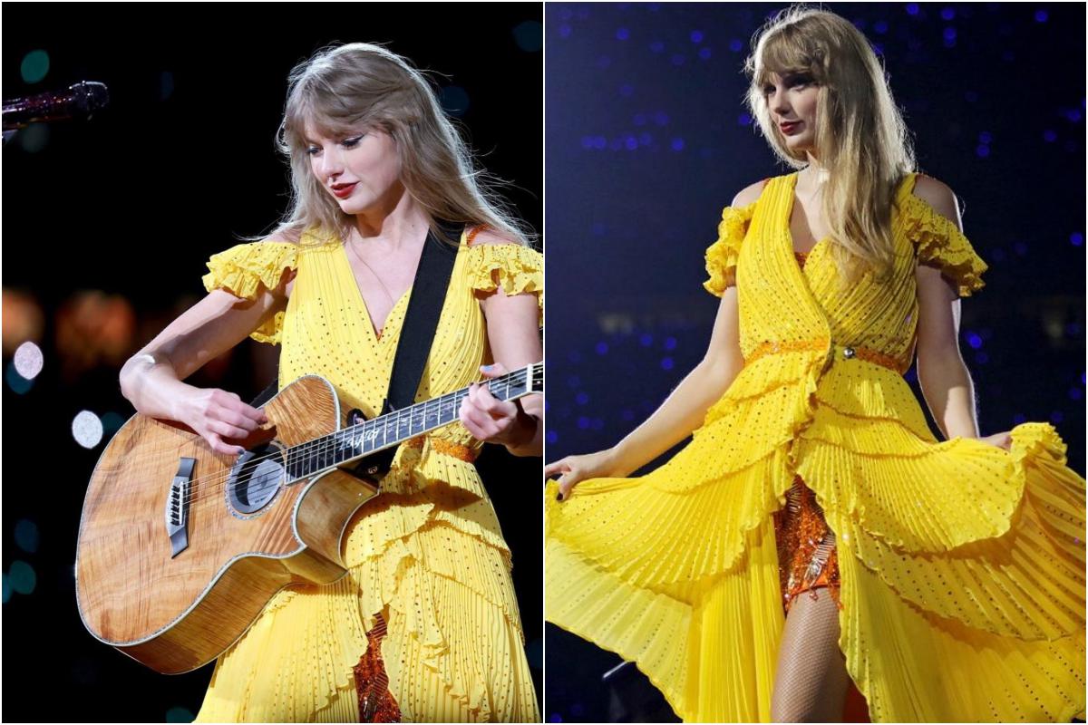 Taylor Swift performs two songs for the first time in 10 years in Brazil