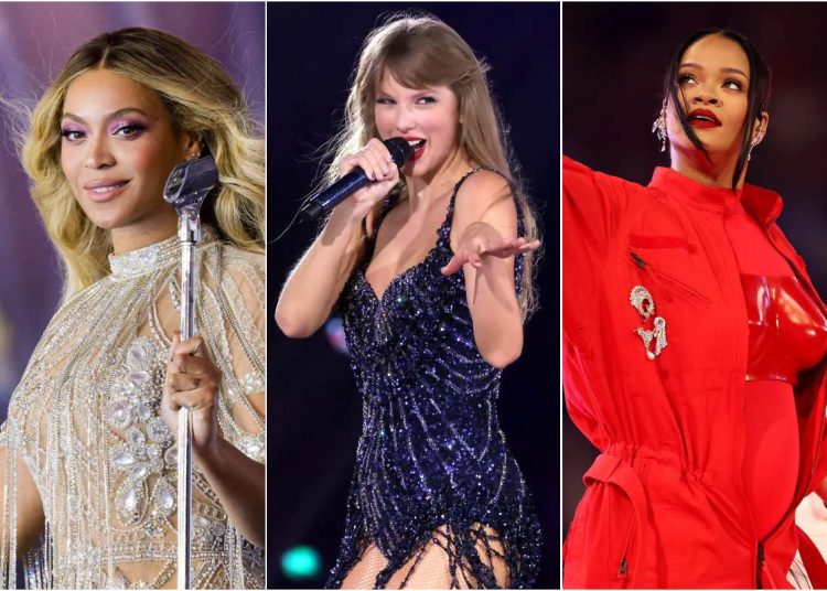 Taylor Swift, Beyoncé and Rihanna are some of the most powerful women ...