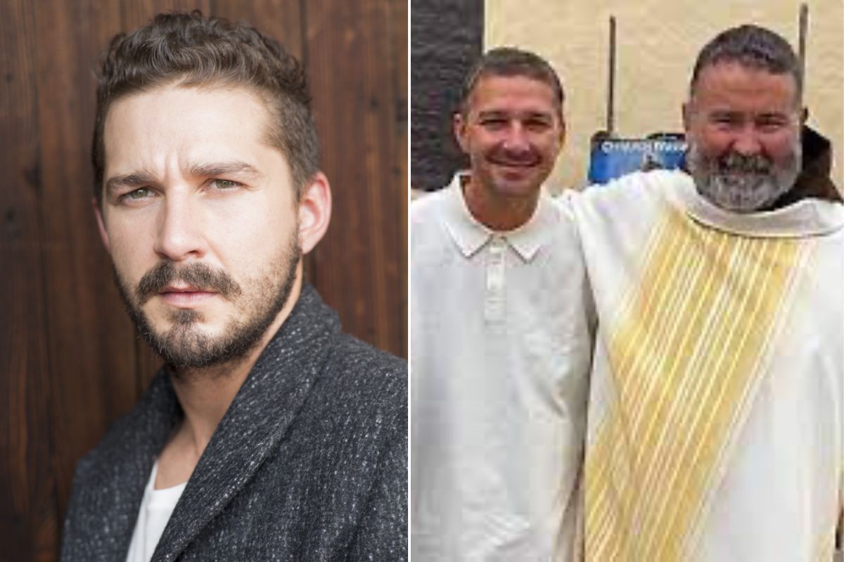 Shia LaBeouf enters the Catholic Church and ponders his vocation