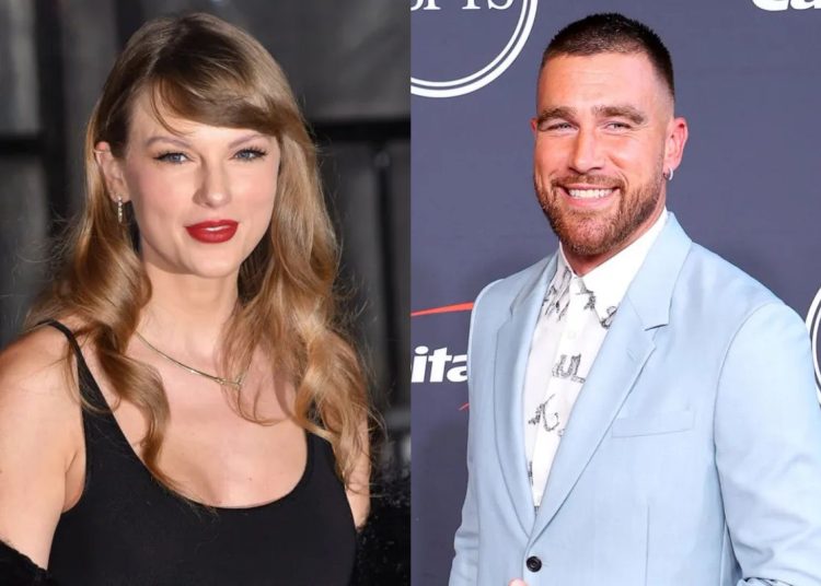 Taylor Swift and Travis Kelce celebrate the arrival of the new year ...