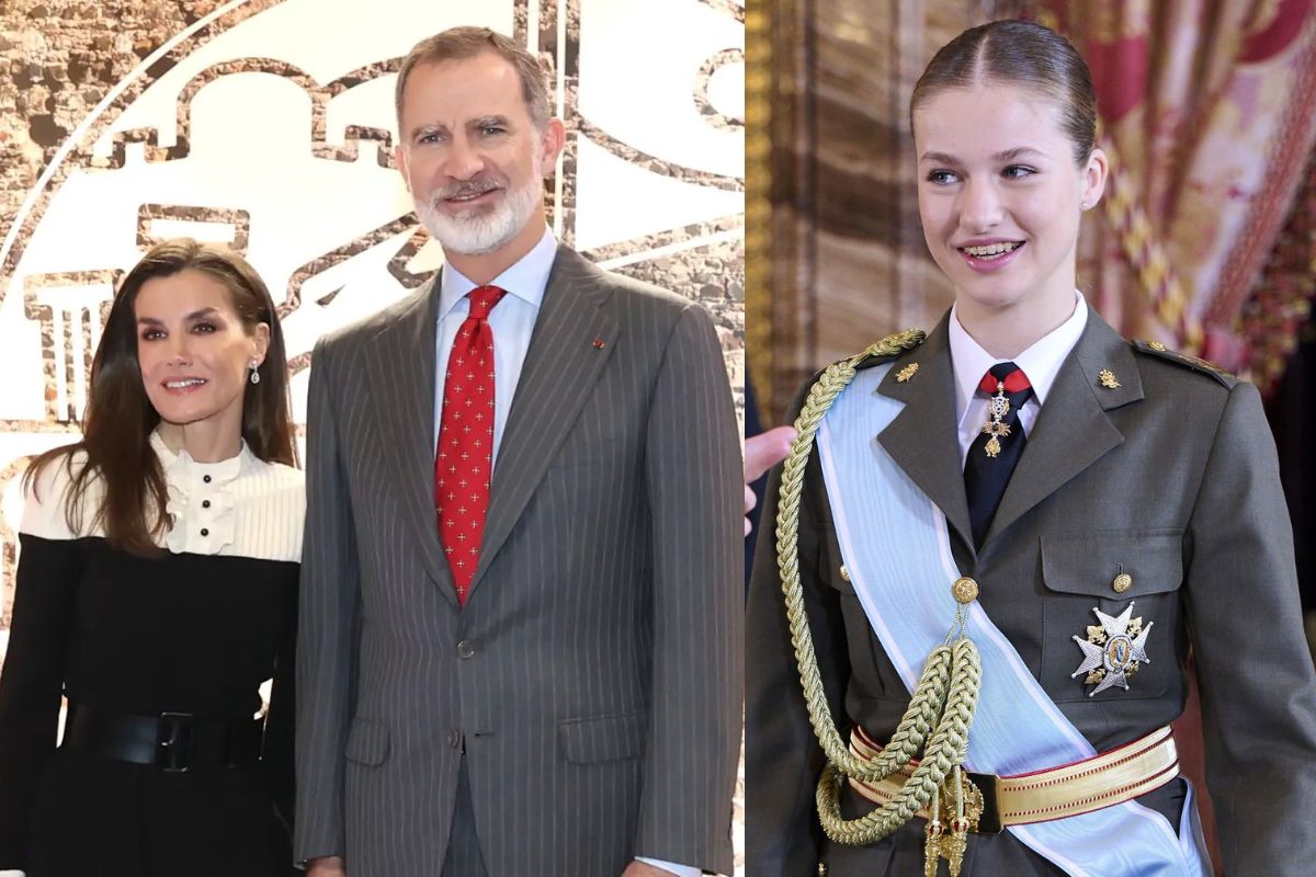 The charming visit of Queen Letizia and King Felipe VI to Princess Leonor  at the military academy