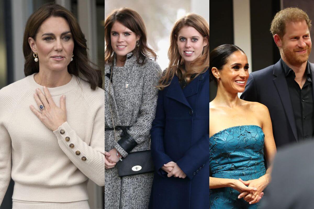 Kate Middleton would be 'hugely worried' by Beatrice and Eugenie 'forming an alliance' with Harry and Meghan