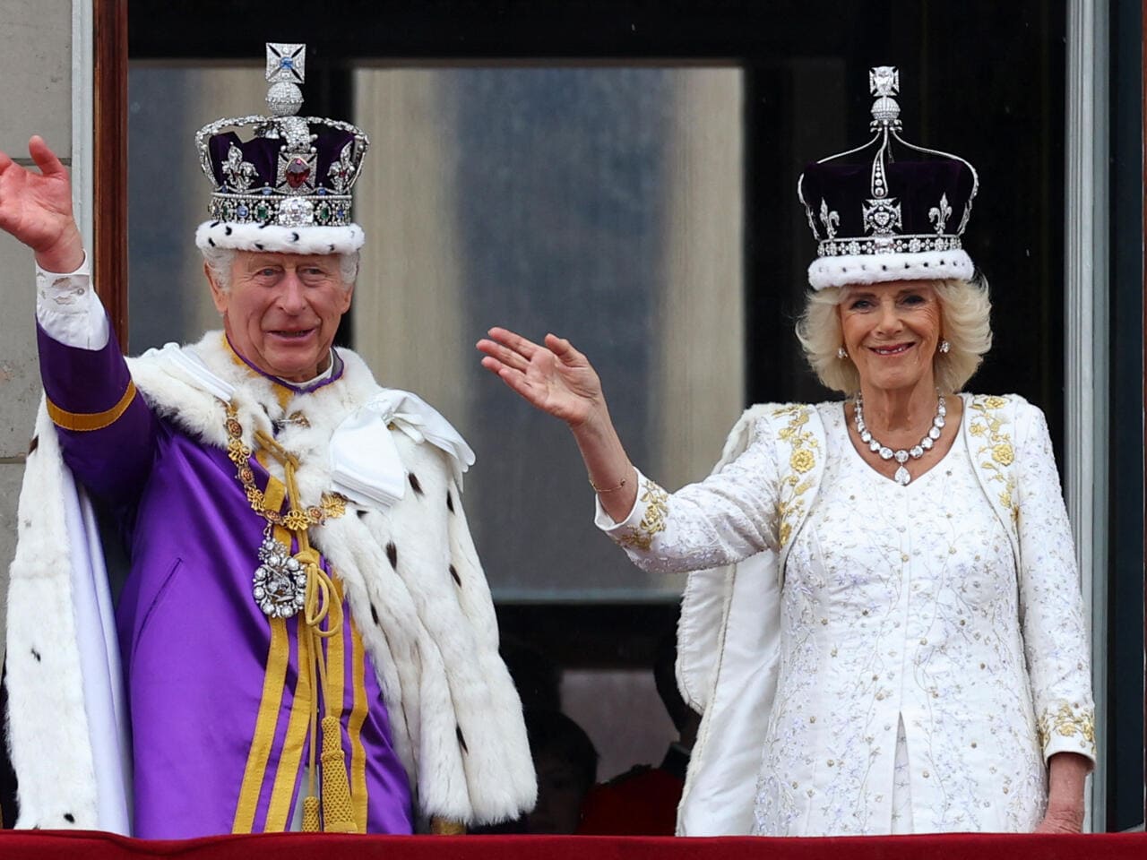 King Charles III and Queen Camilla Parker complained during their ascension day