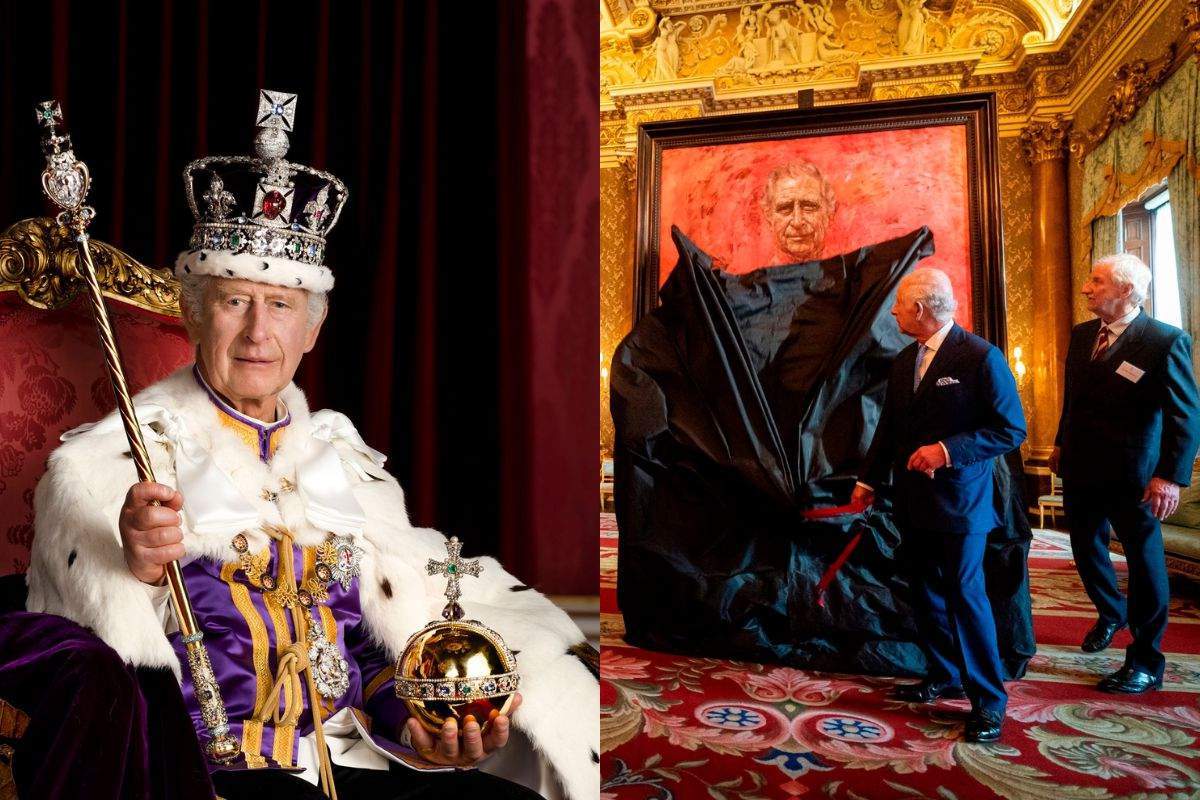 King Charles lll unveils his post-coronation portrait for the first time