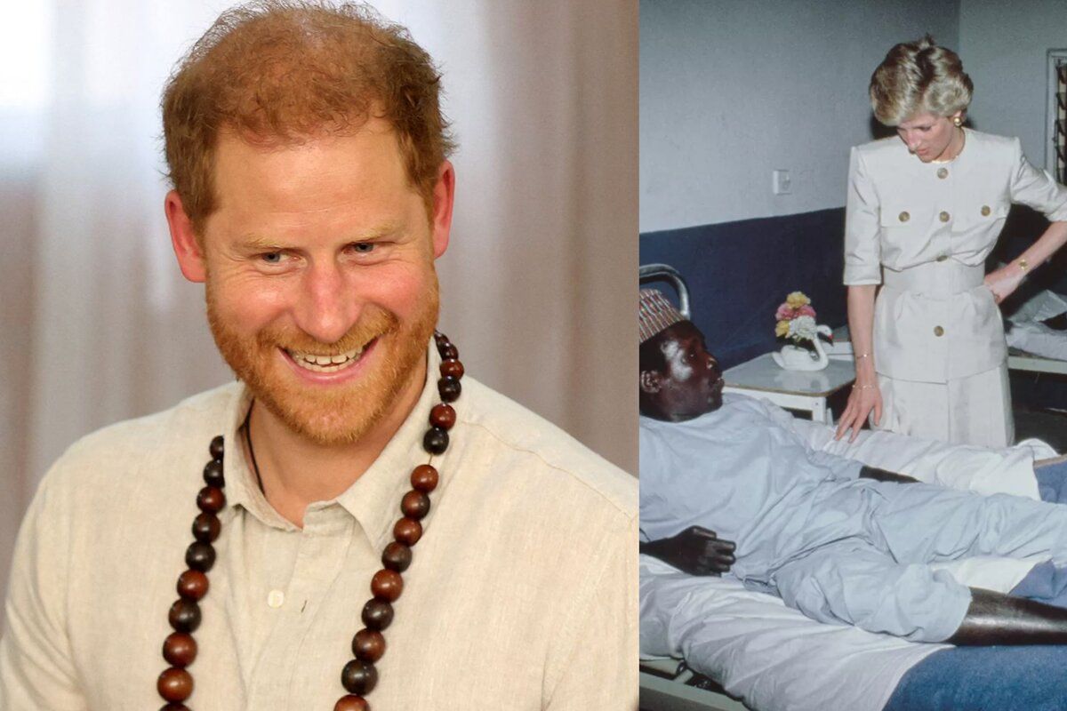 Prince Harry honors Princess Diana by visiting injured Nigerian soldier