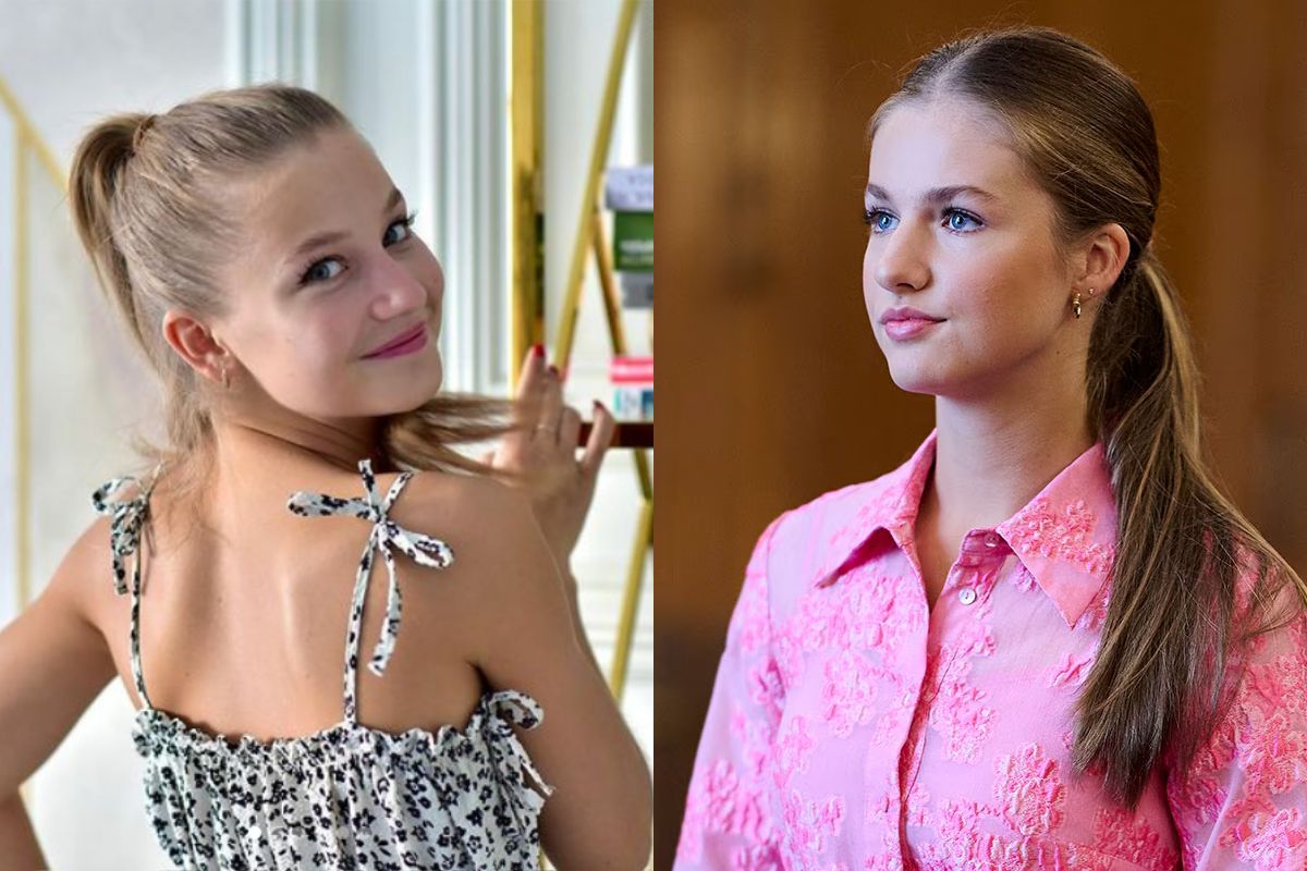 The Russian figure skater, who is identical to Princess Leonor and could be mistaken for her sister