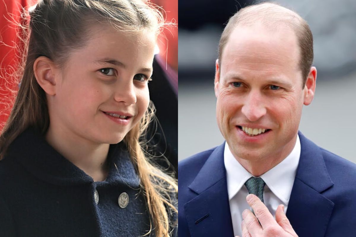 The striking resemblance between Princess Charlotte and Prince William