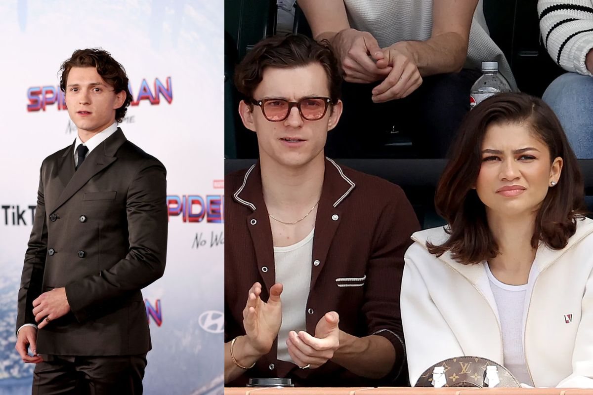 Tom Holland was spotted looking moody while walking with Zendaya