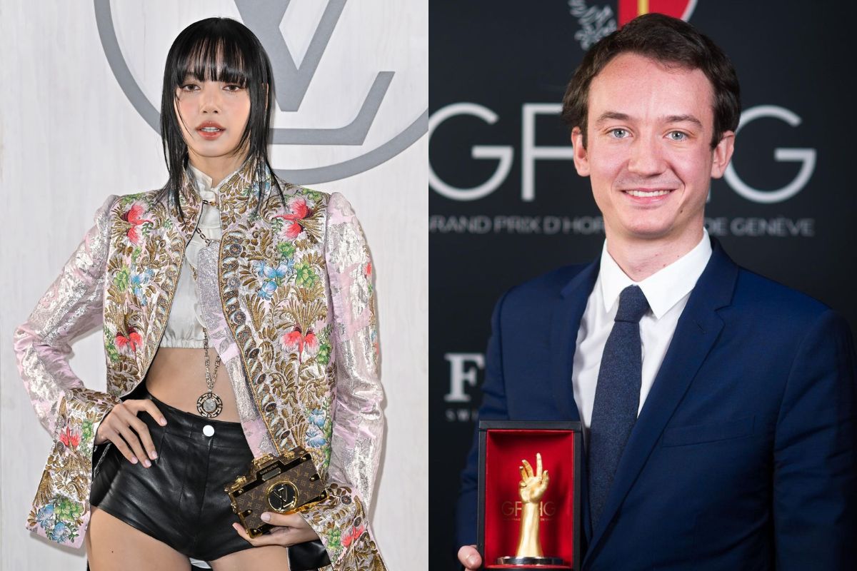 BLACKPINK's Lisa and Frédéric Arnault are reportedly kissing at an event in France