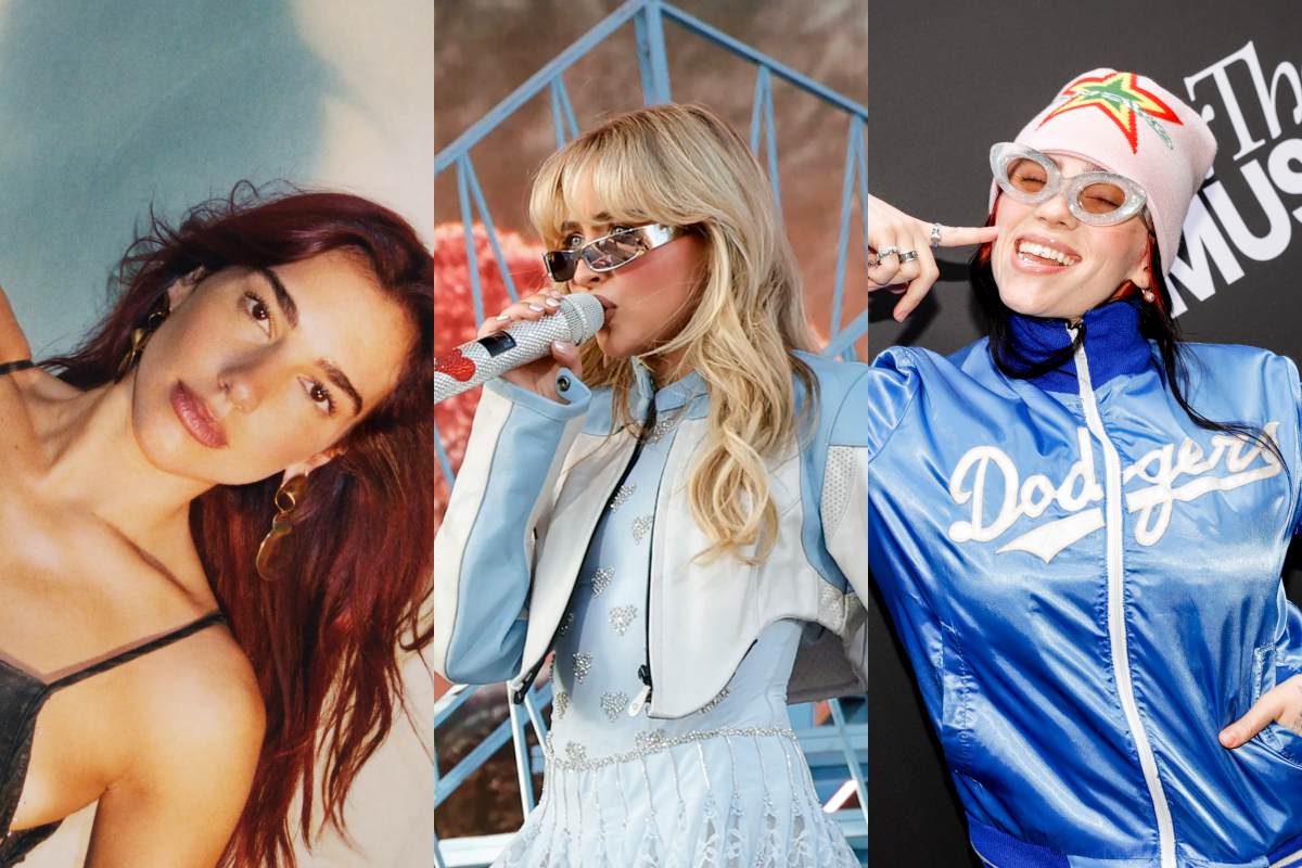 Blue is the new black why Dua Lipa, Billie Eilish, and Sabrina Carpenter are rocking blue covers this year