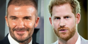 David Beckham had a mortifying conversation with Prince Harry about their wives