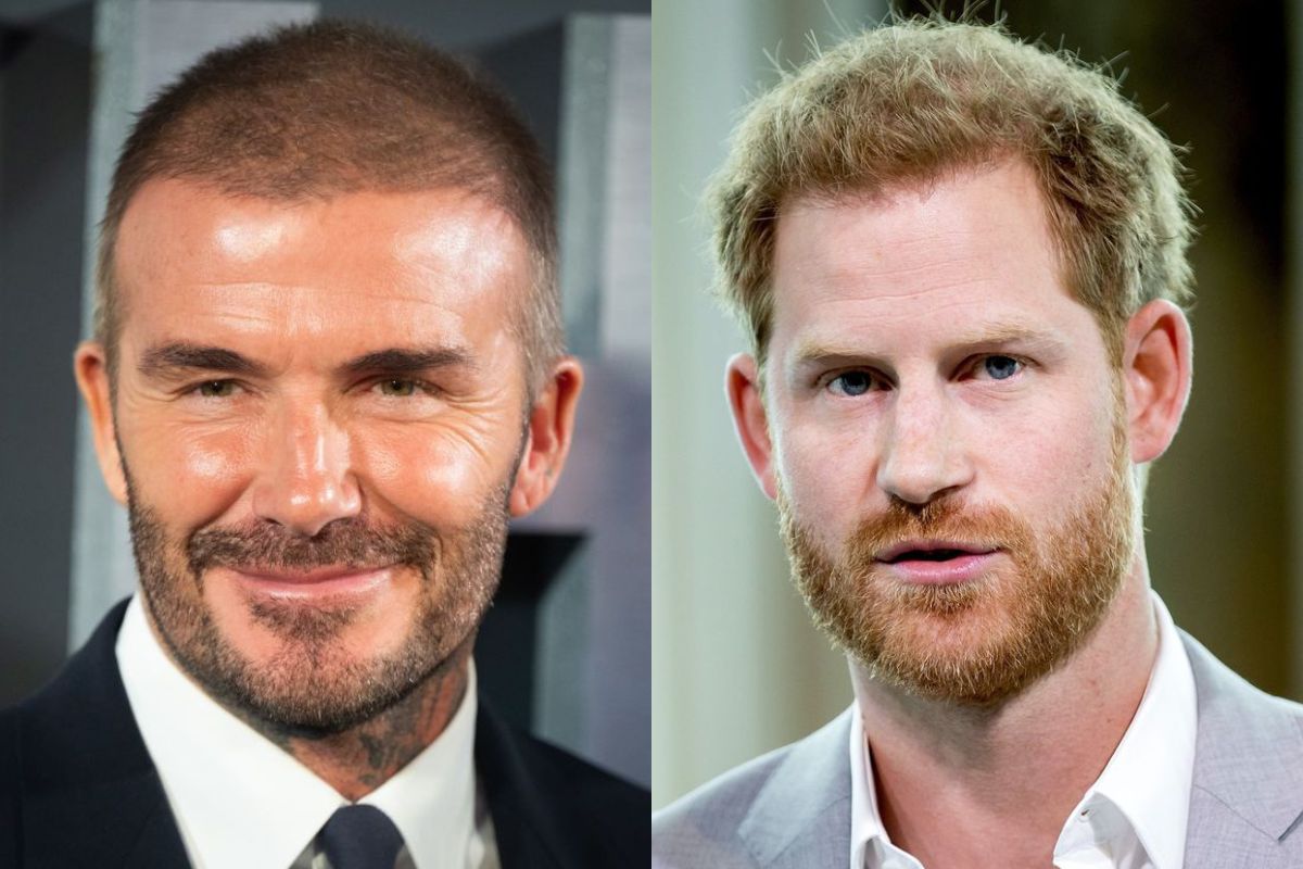 David Beckham had a mortifying conversation with Prince Harry about their wives