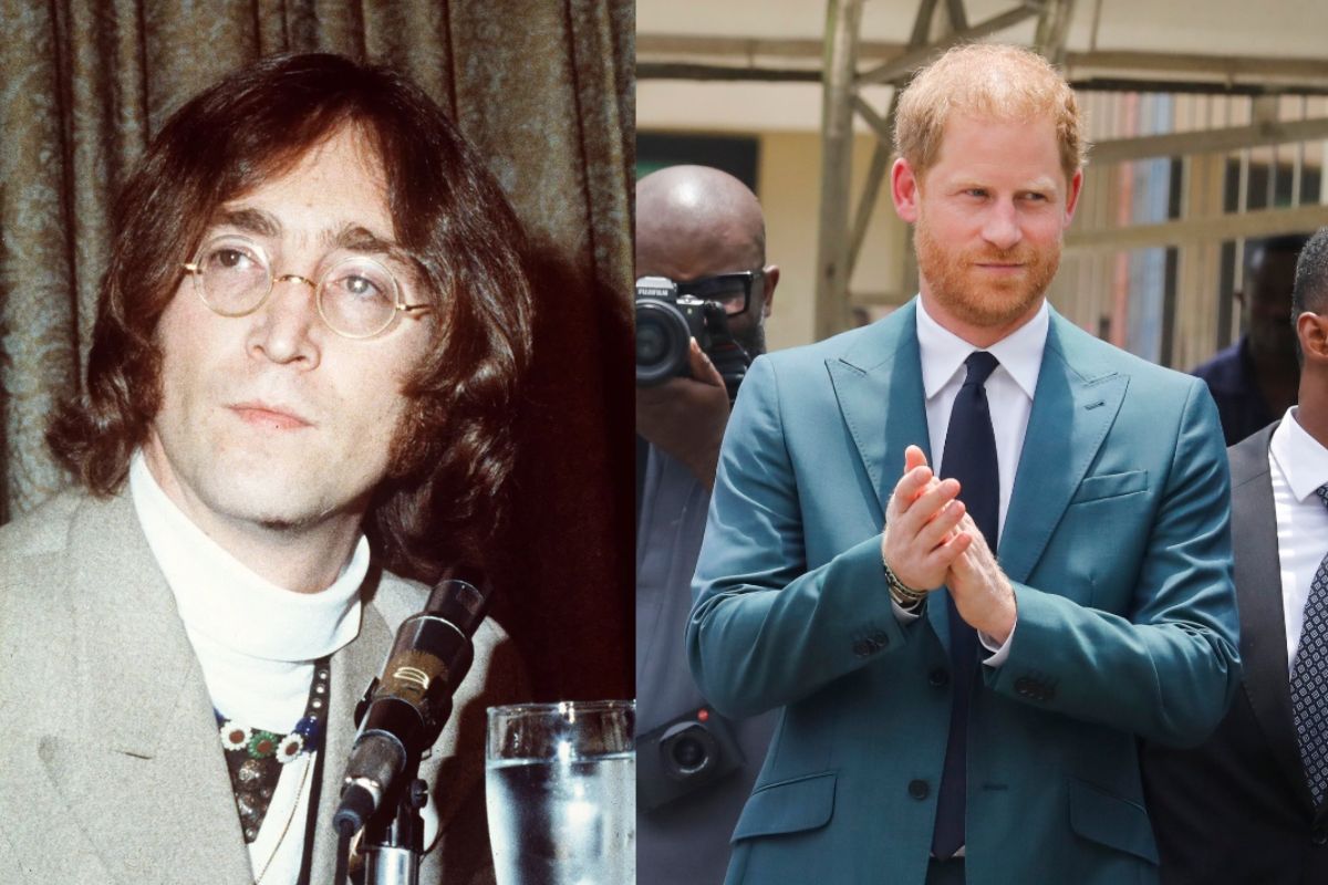 John Lennon's son received death threats for mocking Prince Harry
