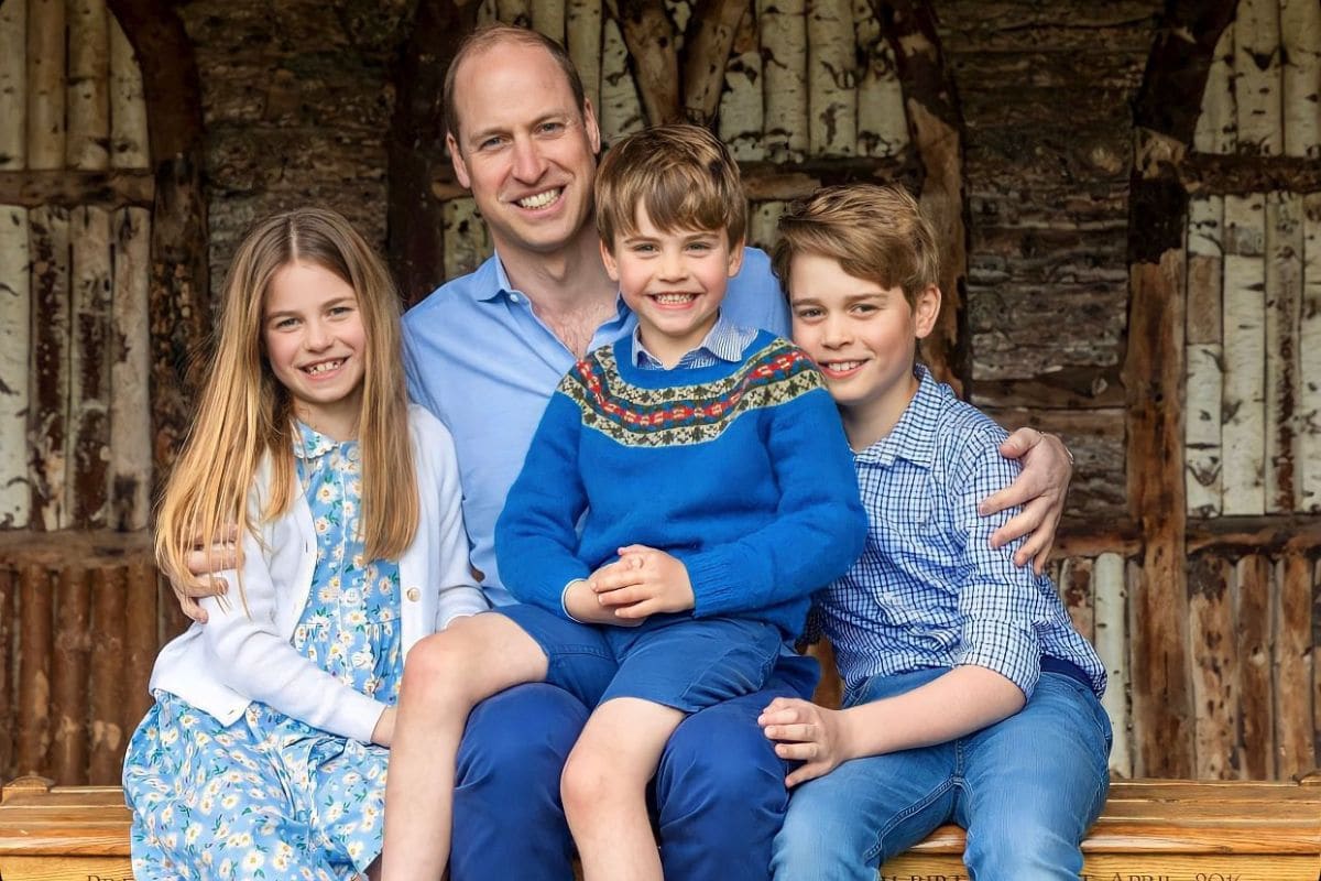 Prince George, Princess Charlotte, and Prince Louis share their first official social media message for Prince William