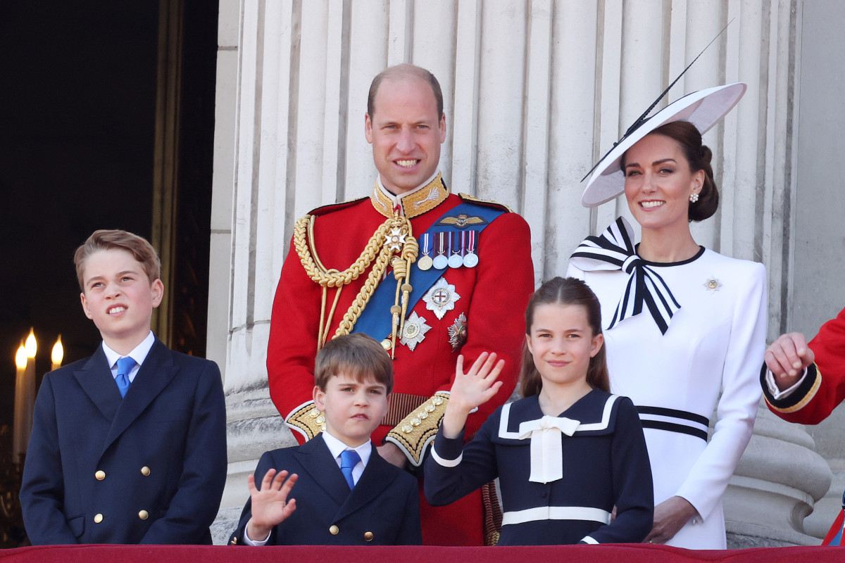 Prince George has his big bro moment on camera with Prince Louis