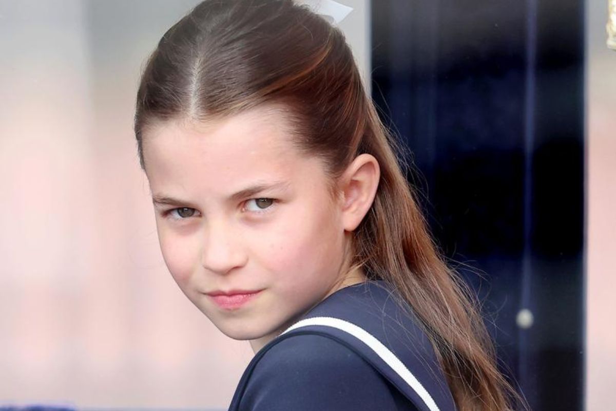 Princess Charlotte pays homage to the royals with her sailor suit at the Trooping the Colour event