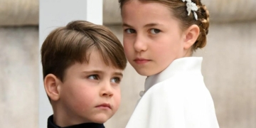 Princess Charlotte sweetly scolded Prince Louis at the Trooping the Colour