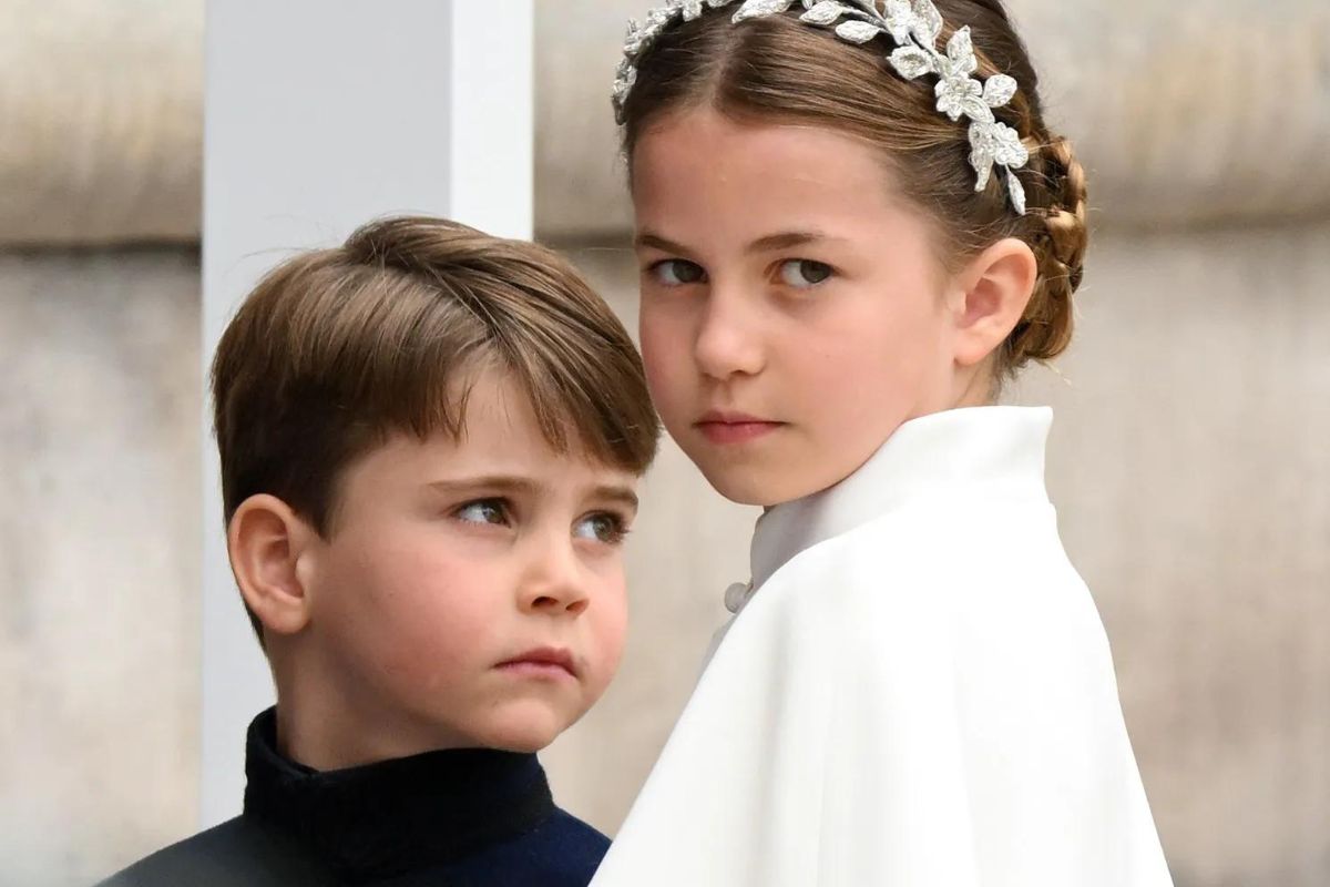 Princess Charlotte sweetly scolded Prince Louis at the Trooping the Colour