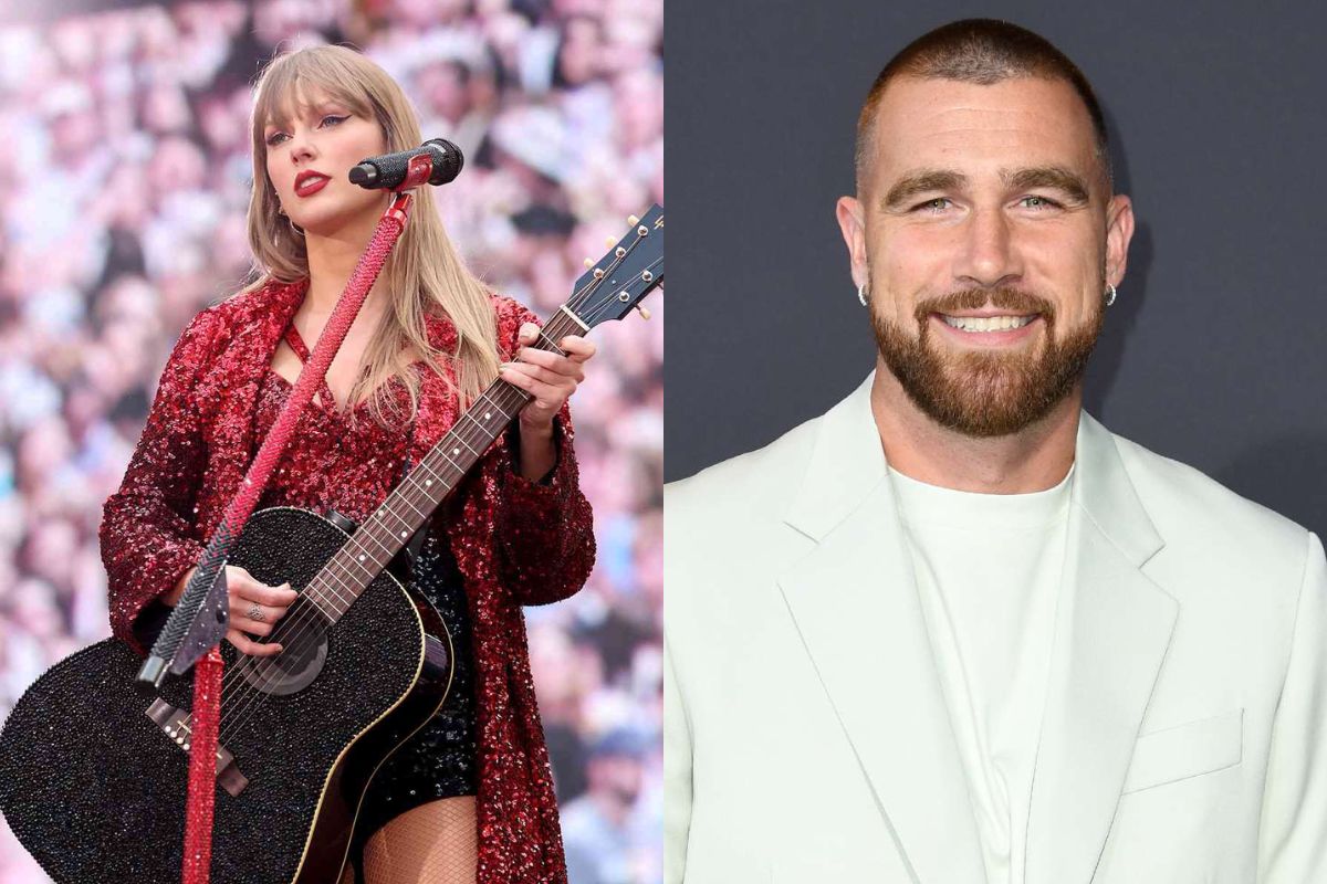 Taylor Swift pulls off boyfriend Travis Kelce's characteristic dance move at a concert