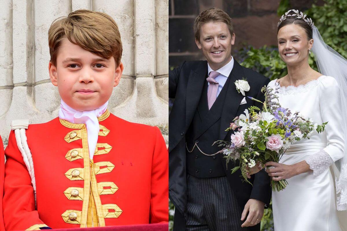 This duty prevented Prince George from attending the wedding of his godfather, the Duke of Westminster