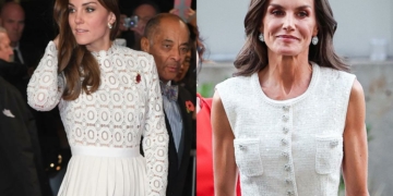 Kate Middleton, Princess Beatrice and Queen Letizia of Spain rock a similar style