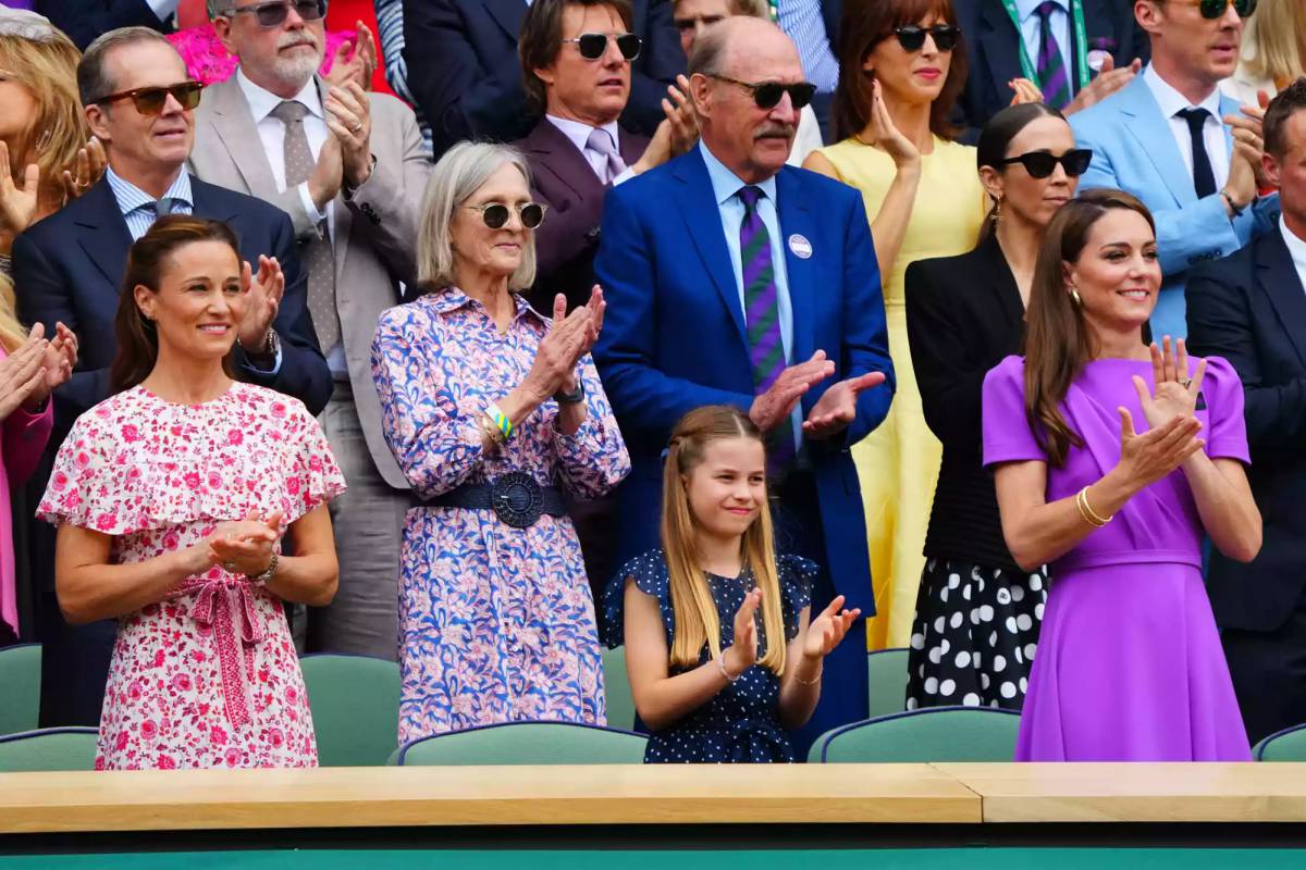 Kate Middleton and Princess Charlotte stun as fashion icons at the Wimbledon finals