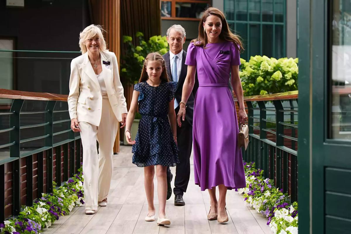 Kate Middleton and Princess Charlotte's emotional reaction at the Wimbledon finals