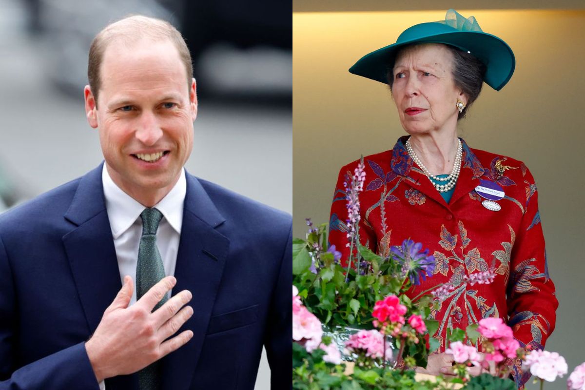 Prince William was reportedly caught talking about Princess Anne's accident amid royal event