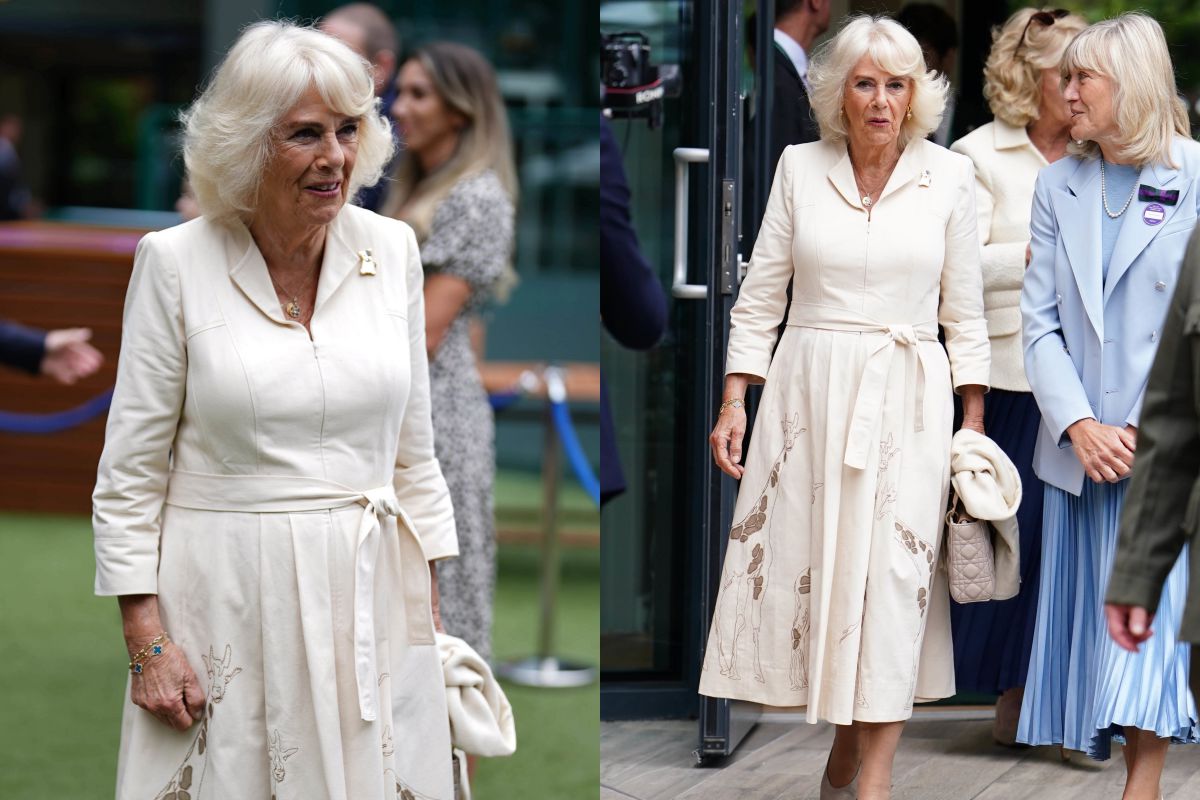 Queen Camilla Parker stuns with dazzling look attending the Wimbledon Championships