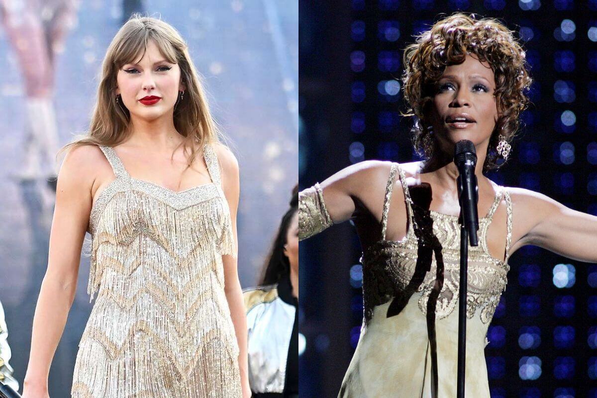 Taylor Swift breaks a major Billboard record held by Whitney Houston for nearly 40 years