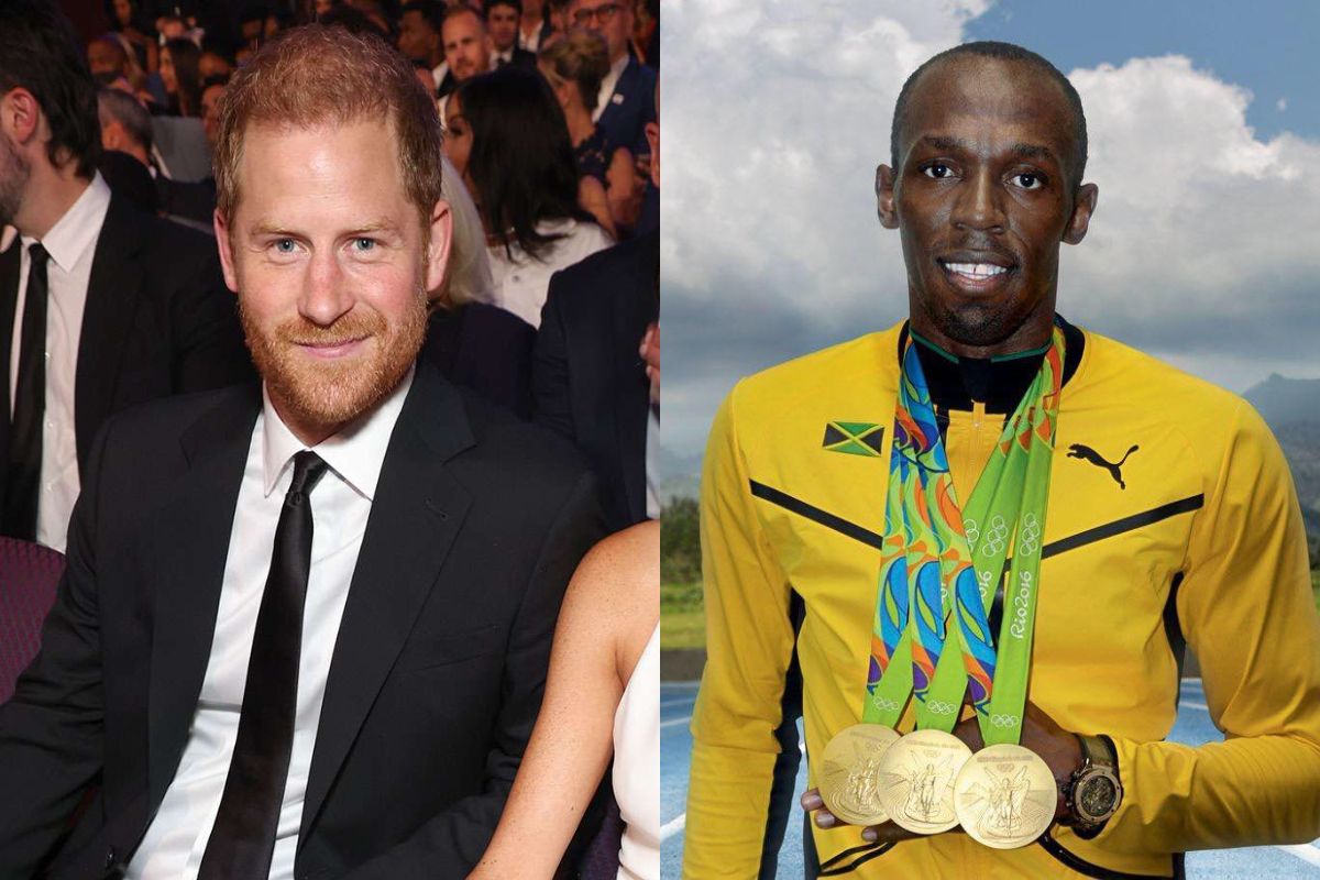 The hilarious moment in which Prince Harry won a race against Usain Bolt