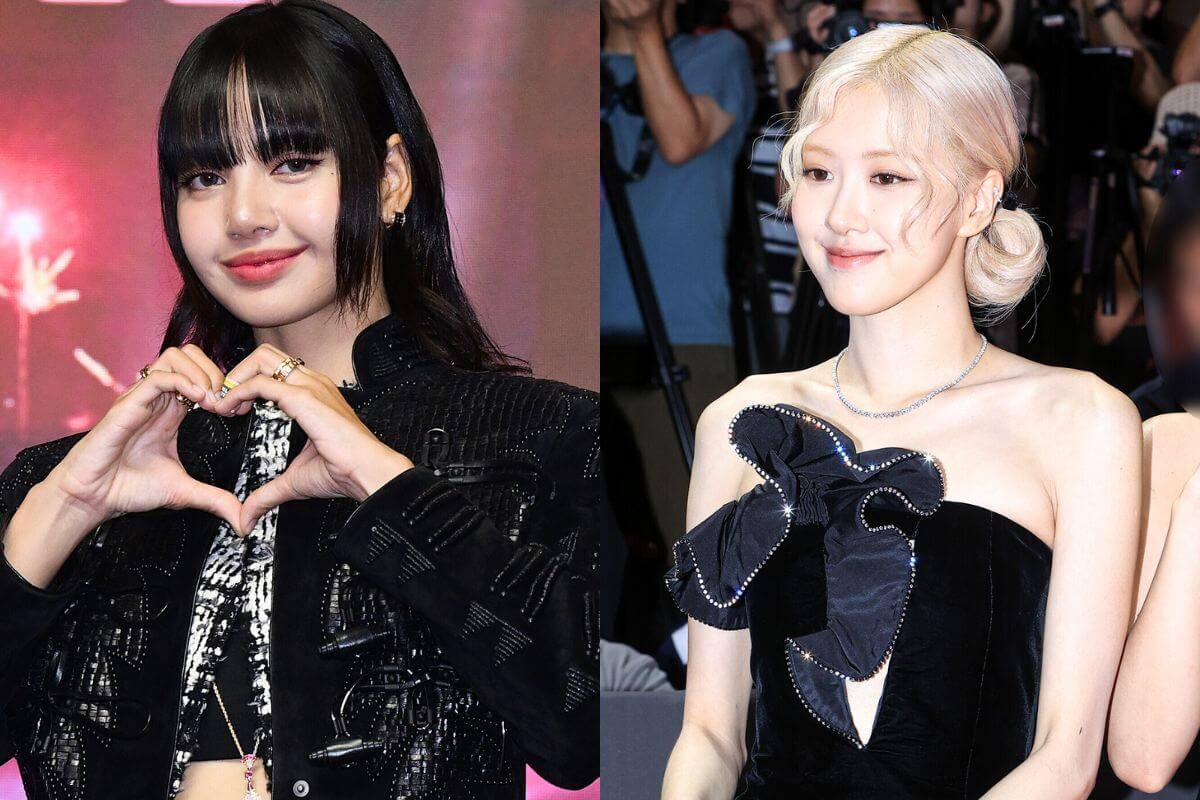 BLACKPINK's Lisa and Rosé fell into a hilarious panic after almost kissing in public