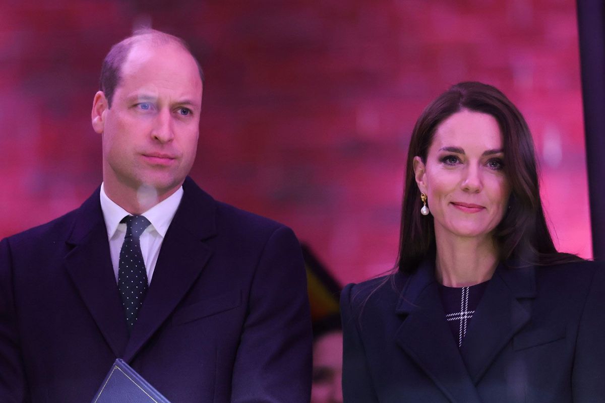 Prince William shocked everyone by placing his hand on Kate Middleton's thigh in a royal appearance