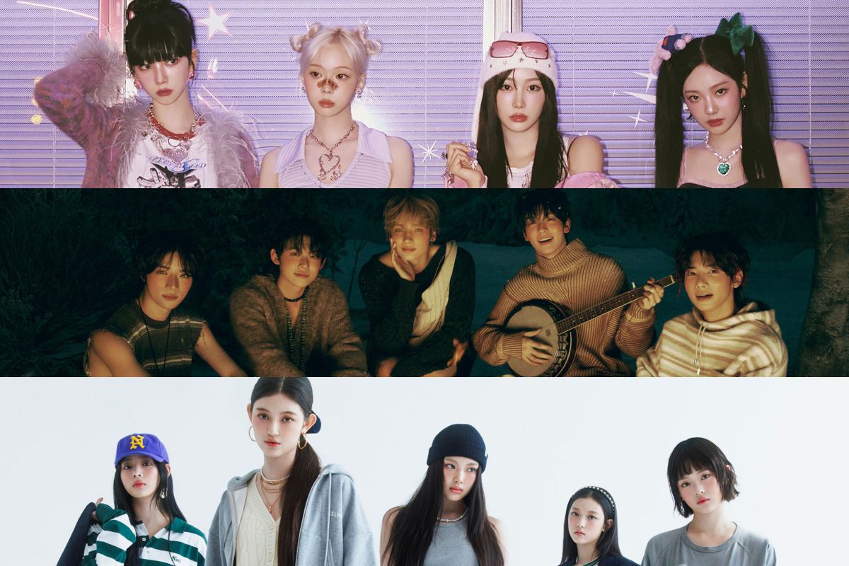 Top 10 biggest songs by K-pop artists in Japan today, including aespa, TXT and NewJeans