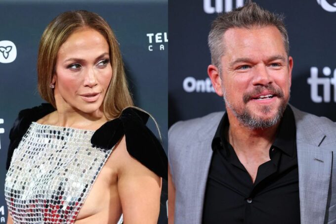 Jennifer Lopez and Matt Damon were photographed together and romantic at an afterparty