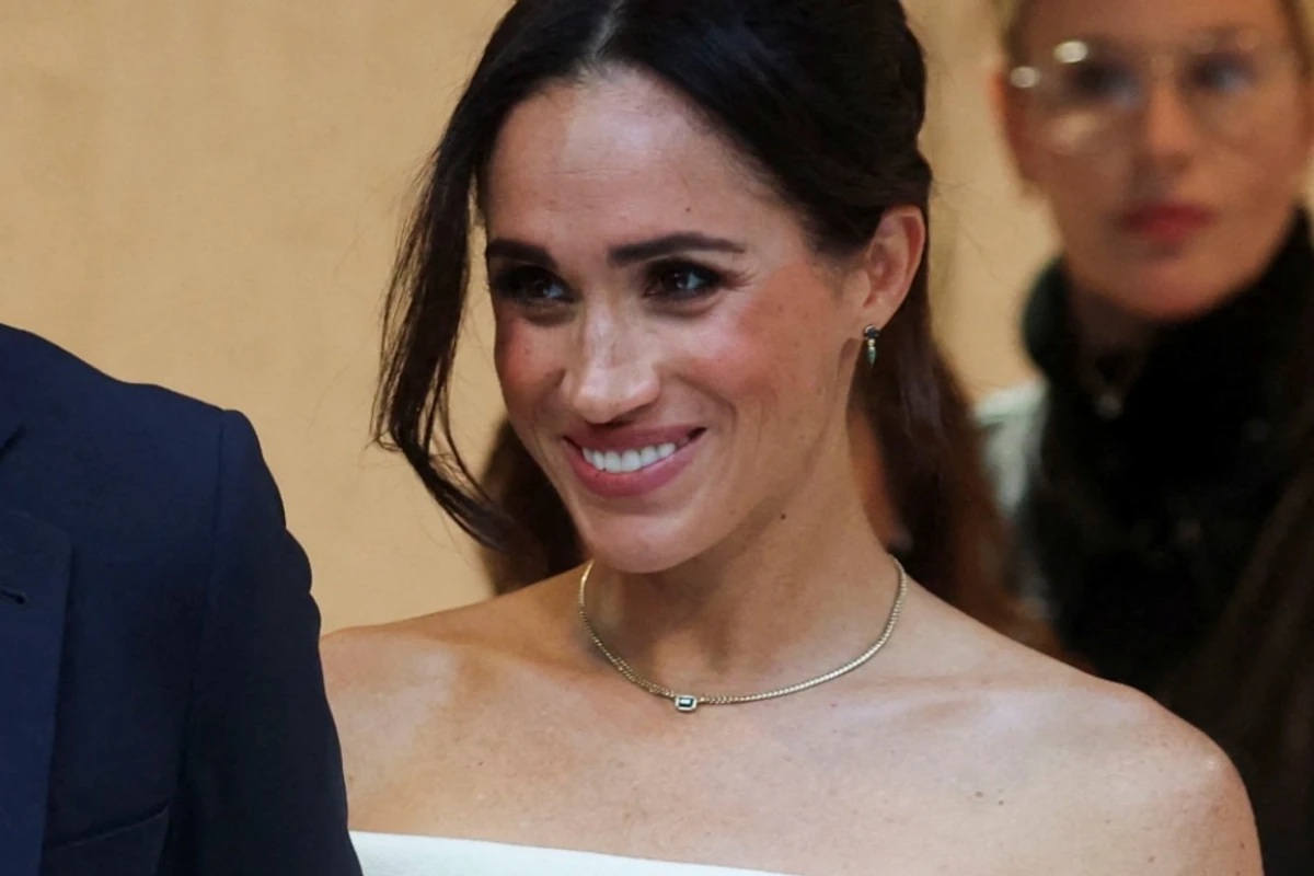 Meghan Markle slays in $30K diamond necklace after Prince Harry's birthday bash