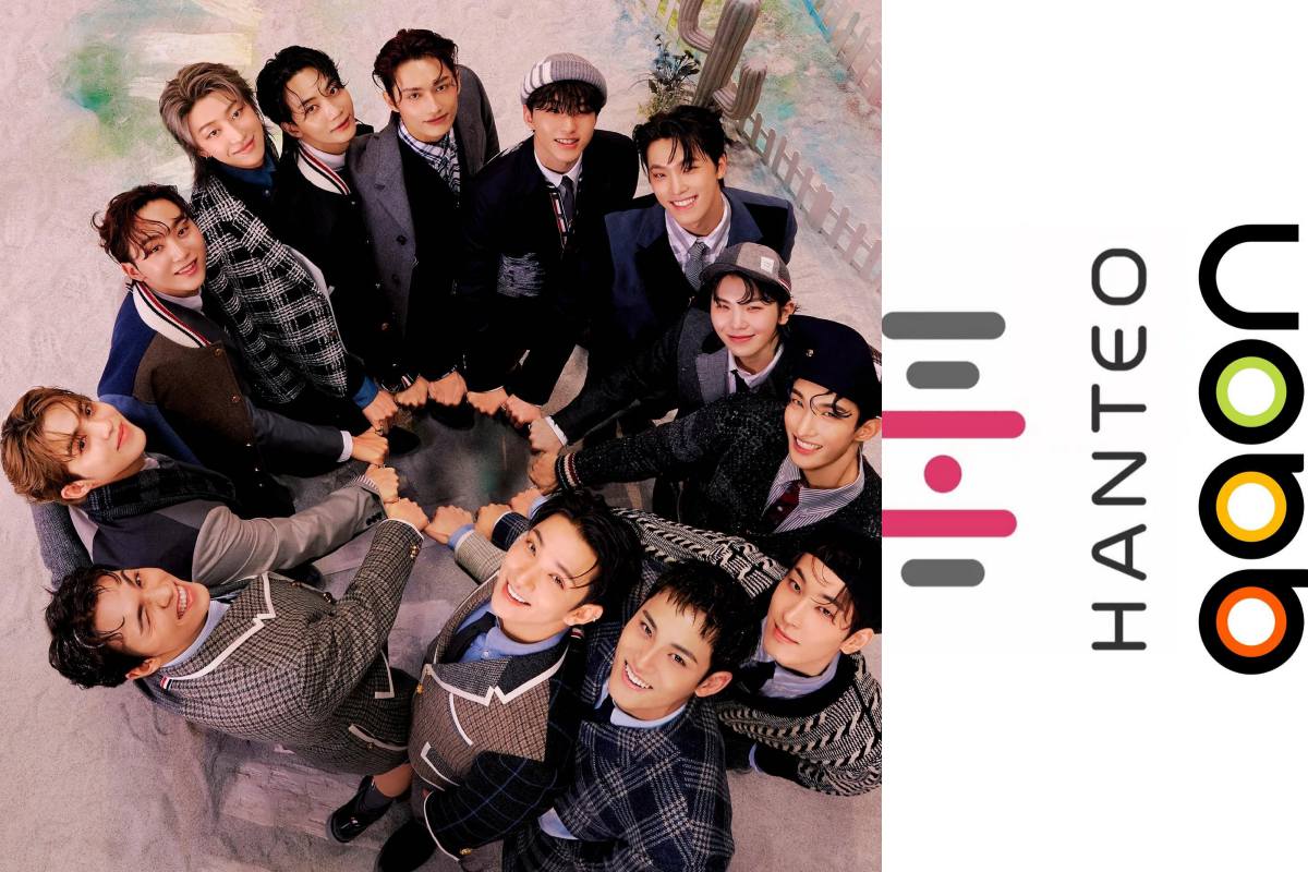 SEVENTEEN tops the charts top 10 Hanteo's best-selling artists revealed